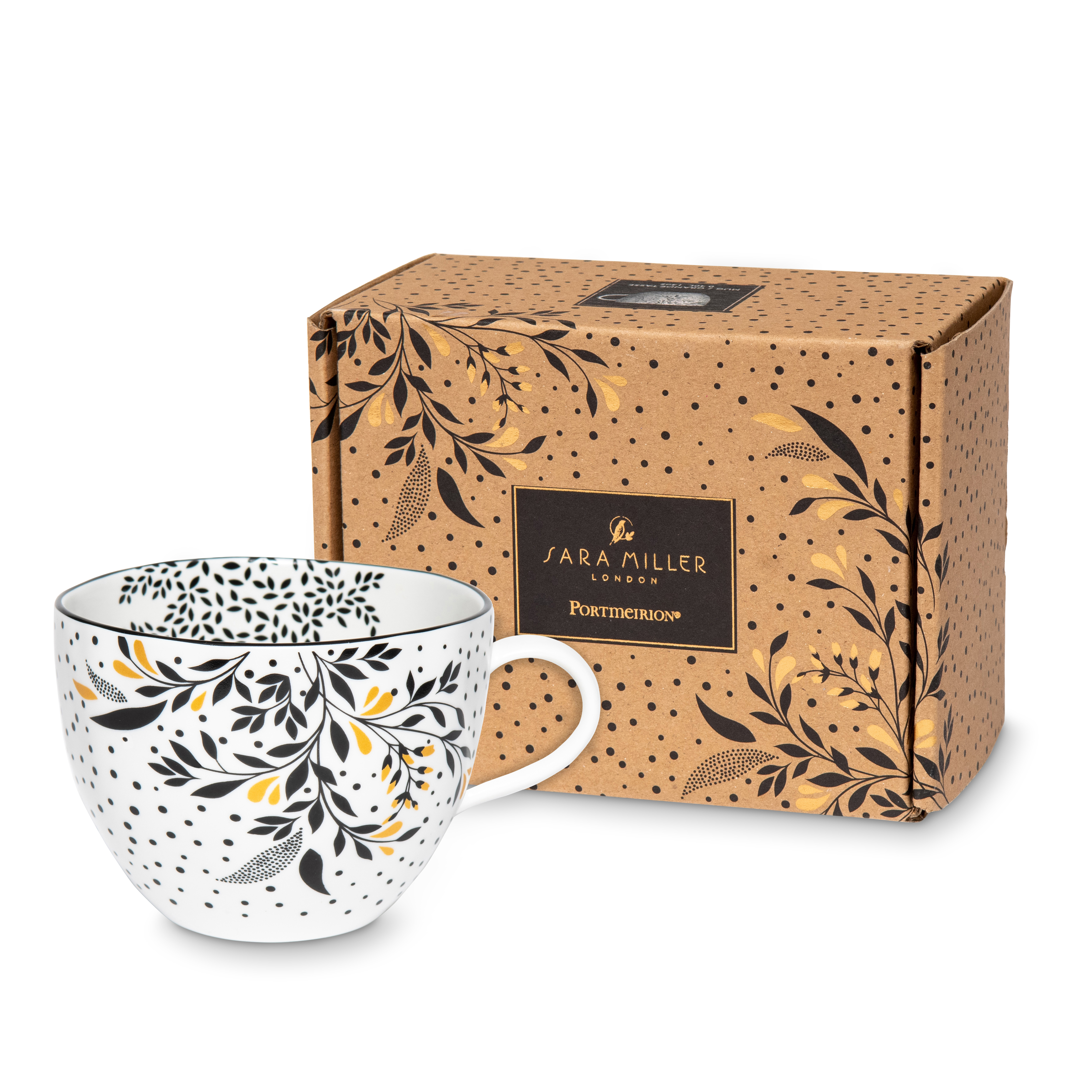 Sara Miller Artisanne Noir Mug, Bohemia image number null